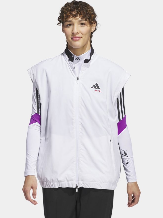 adidas JAY3LLE W JL3 VEST Stretch Weste weiß