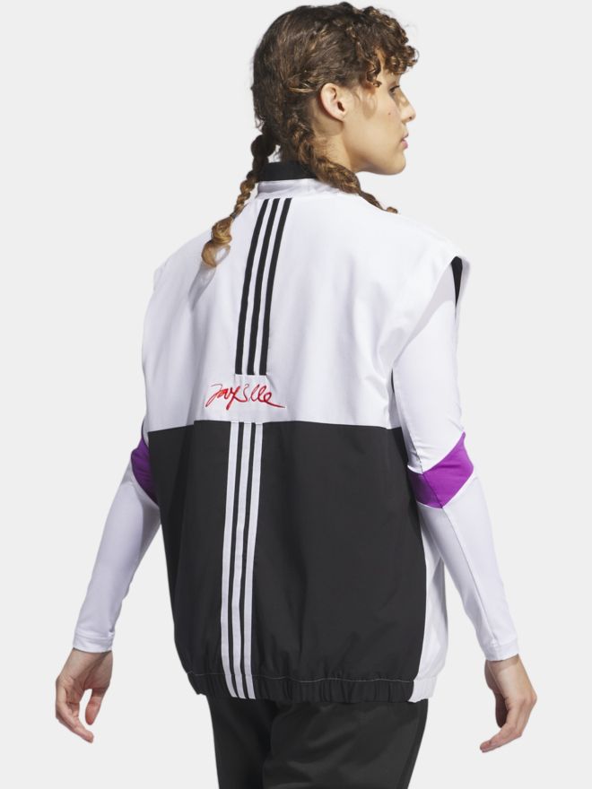 adidas JAY3LLE W JL3 VEST Stretch Weste weiß