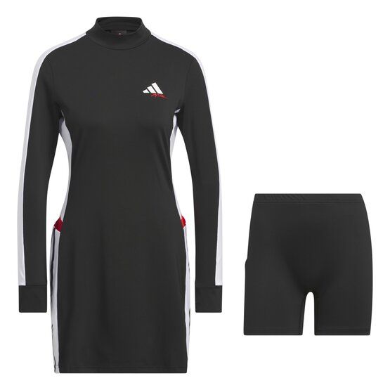 Adidas JAY3LLE W JL3 DRESS Halbarm Kleid in schwarz online kaufen Golf House