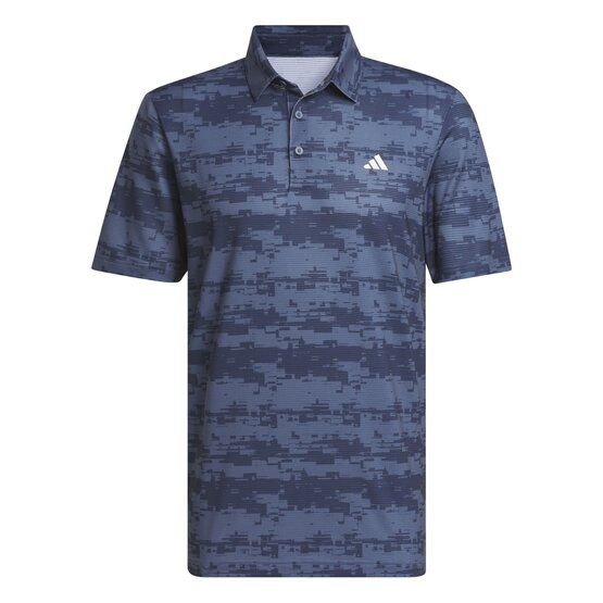 Adidas  Ultimate365 HEAT.RDY Stripe half-sleeve polo blue