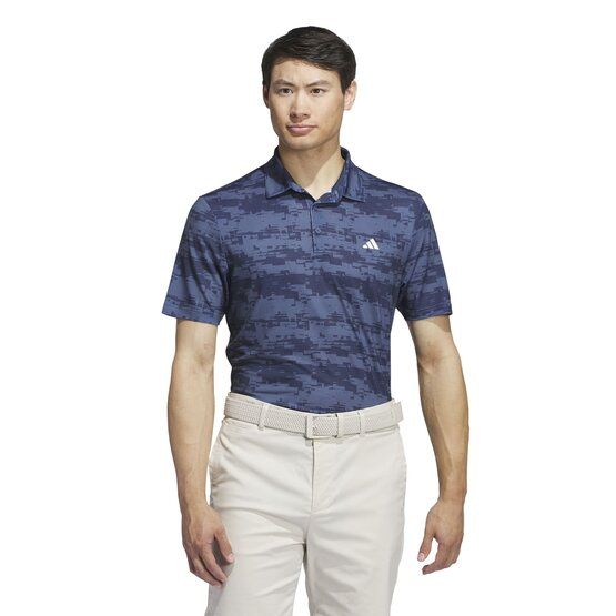 Adidas  Ultimate365 HEAT.RDY Stripe half-sleeve polo blue