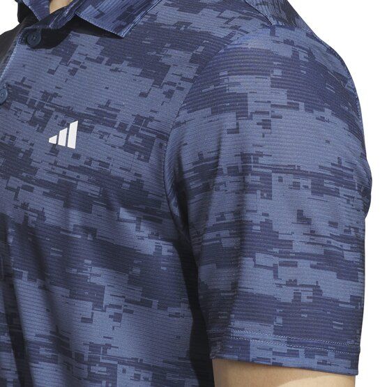 Adidas  Ultimate365 HEAT.RDY Stripe half-sleeve polo blue