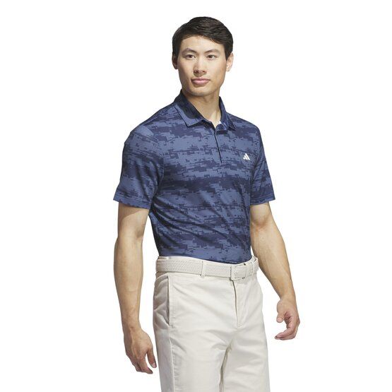 Adidas  Ultimate365 HEAT.RDY Stripe half-sleeve polo blue