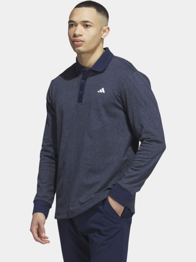 adidas Men's Essentials Langarm Polo navy