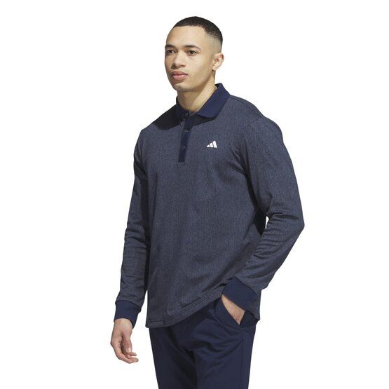 Adidas  Men's Essentials long sleeve polo navy