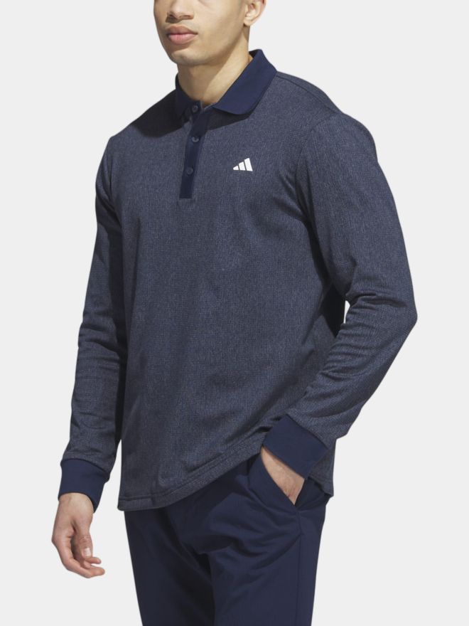 adidas Men's Essentials Langarm Polo navy