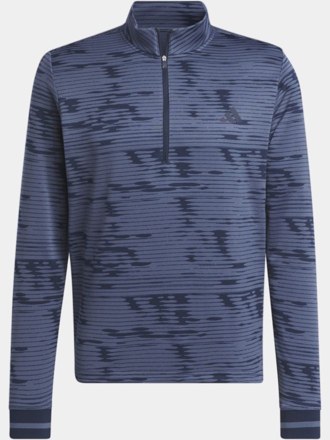 adidas Ultimate365 1/4-Zip Stretch Midlayer blau