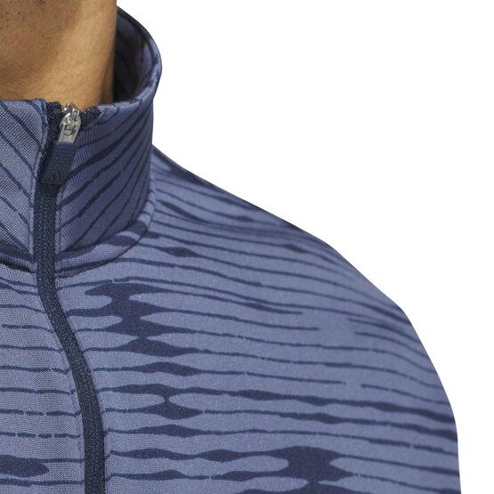 Adidas Ultimate365 1/4-Zip Stretch Midlayer blau