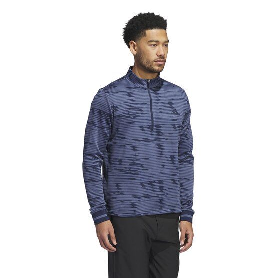 Adidas Ultimate365 1/4-Zip Stretch Midlayer blau