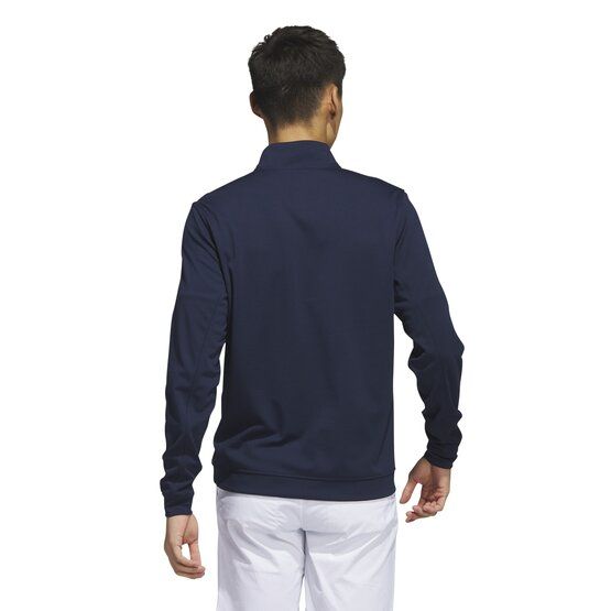 Adidas Elevated Quarter-Zip Pullover Stretch Midlayer navy