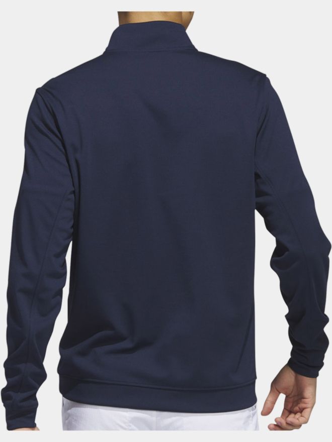 adidas Elevated Quarter-Zip Pullover Stretch Midlayer navy