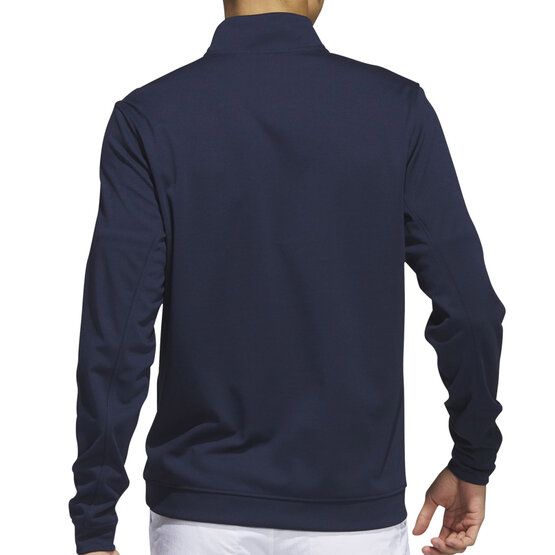 adidas Elevated Quarter-Zip Pullover Stretch Midlayer navy