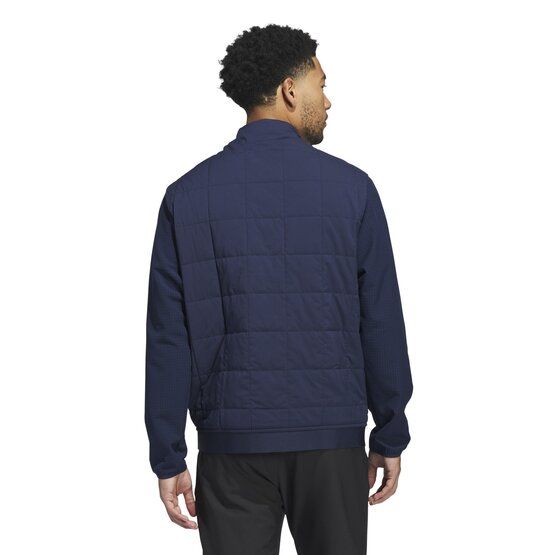 Adidas Ultimate365 Quilted DWR 1/2-Zip Pullover Thermo Midlayer navy