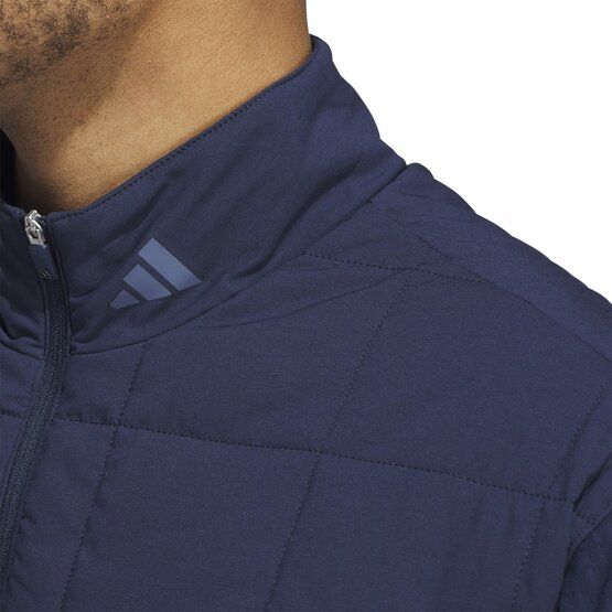 Adidas  Ultimate365 Quilted DWR 1/2-Zip Pullover Thermal Midlayer navy