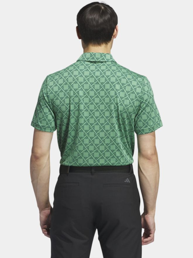 adidas Ultimate365 Tour HEAT.RDY Jacquard Halbarm Polo grün