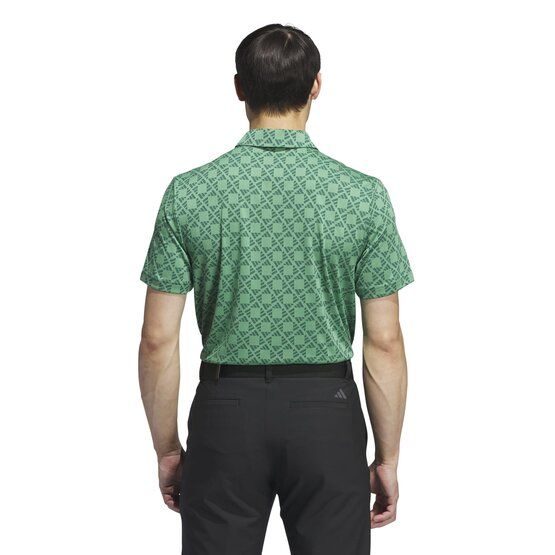 adidas  Ultimate365 Tour HEAT.RDY Jacquard half-sleeve polo green