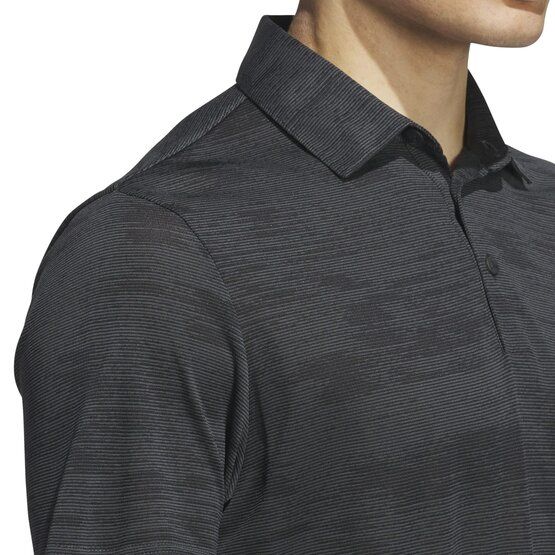 adidas  Ultimate365 Textured Stripe Half Sleeve Polo anthracite