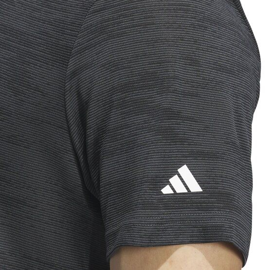 Adidas  Ultimate365 Textured Stripe Half Sleeve Polo anthracite