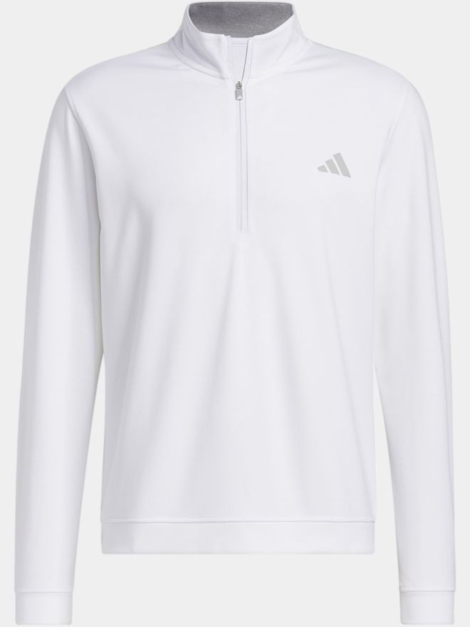 adidas Elevated Quarter-Zip Pullover Stretch Midlayer weiß