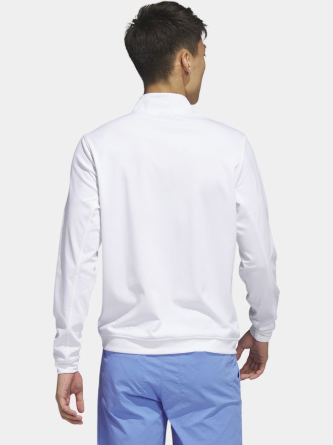 adidas Elevated Quarter-Zip Pullover Stretch Midlayer weiß