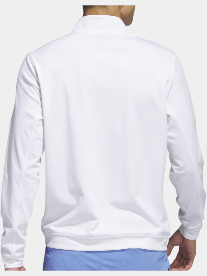 adidas Elevated Quarter-Zip Pullover Stretch Midlayer weiß