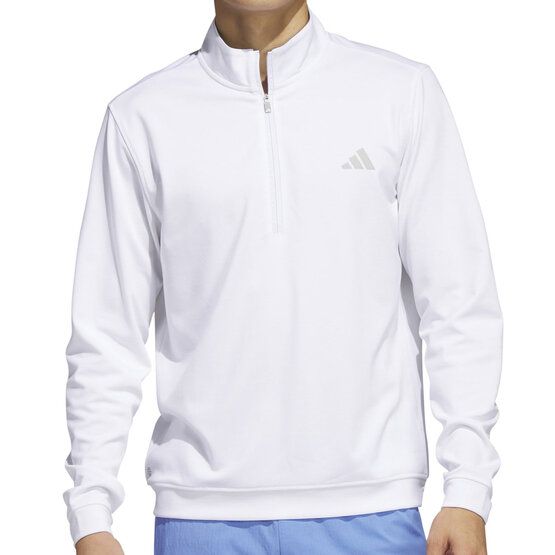 adidas Elevated Quarter-Zip Pullover Stretch Midlayer weiß