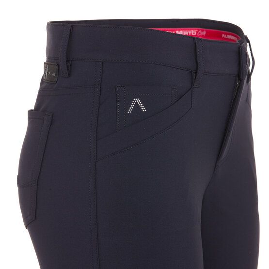 Alberto  JANA - Coffee pants navy