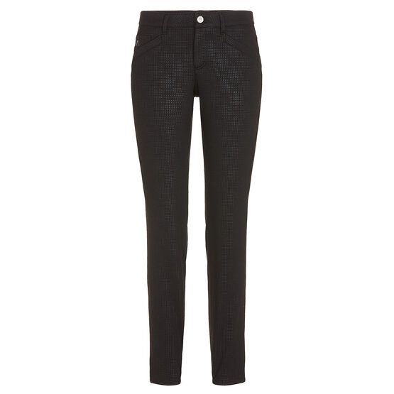 Alberto  JANA - Black jersey print pants black