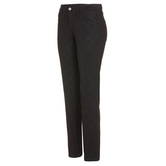 Alberto  JANA - Black jersey print pants black