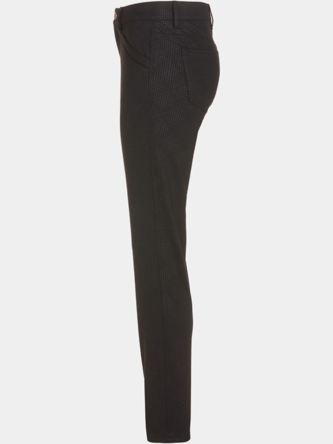 Alberto JANA - Black Jersey Print Hose schwarz