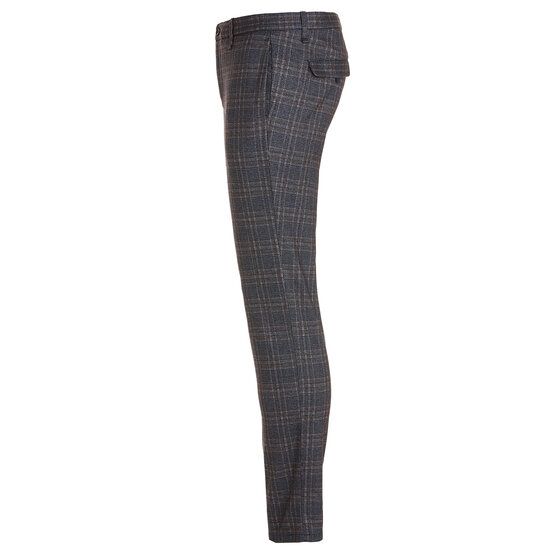 Alberto  FRED - Jersey check chino pants plaid