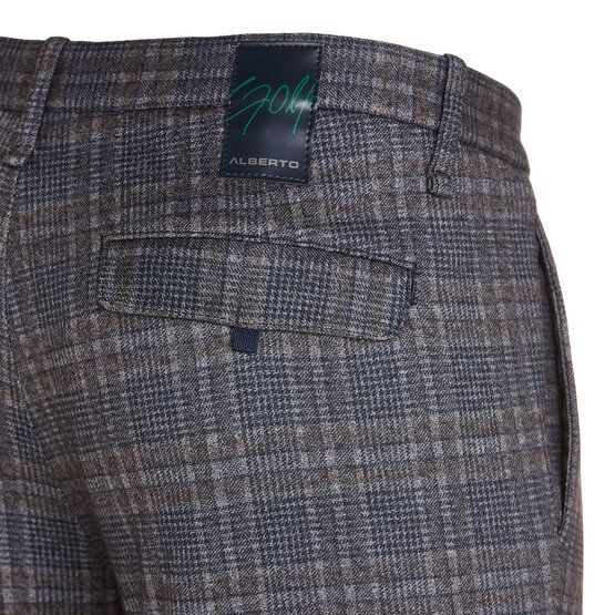 Alberto  FRED - Jersey check chino pants plaid