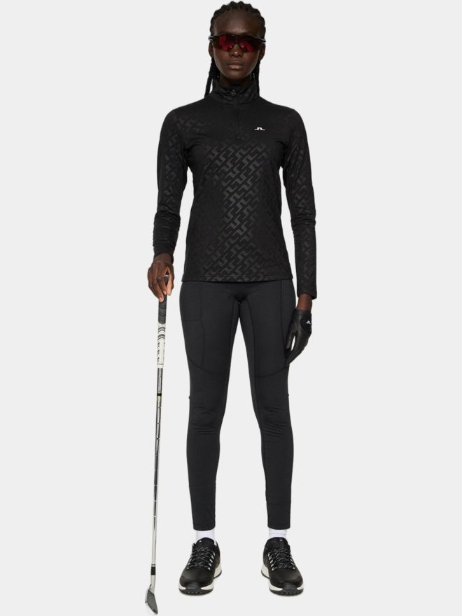 J.Lindeberg Lauryn Deboss Stretch Midlayer schwarz
