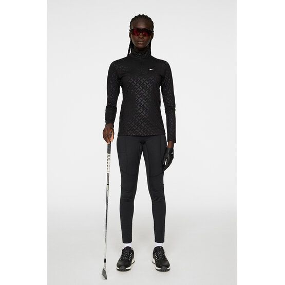 J.Lindeberg  Lauryn Deboss Stretch Midlayer black