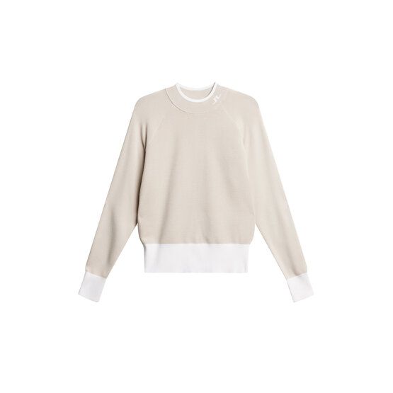 J.Lindeberg Zoe Knitted Sweater Troyer Strick offwhite