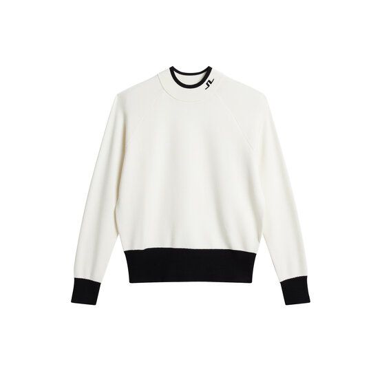 J.Lindeberg Zoe Knitted Sweater Troyer Strick offwhite