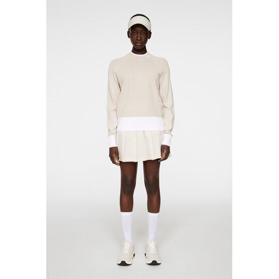 J.Lindeberg Zoe Knitted Sweater Troyer Strick offwhite