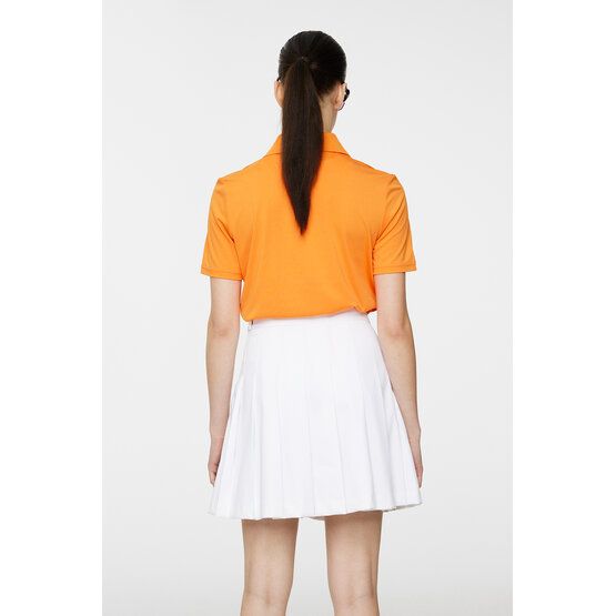 J.Lindeberg  Lorde half sleeve polo orange