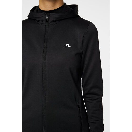 J.Lindeberg  W Aerial Zip Hood Stretch Jacket black