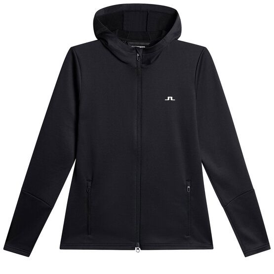 J.Lindeberg  W Aerial Zip Hood Stretch Jacket black