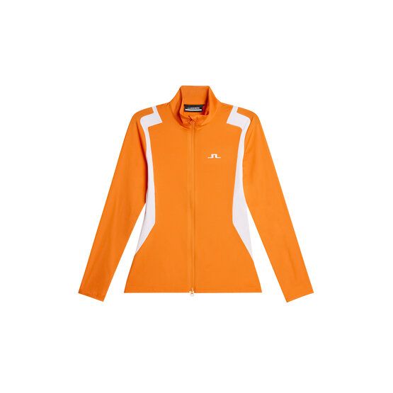 J.Lindeberg  Mae Zip Mid Layer Stretch Jacket orange