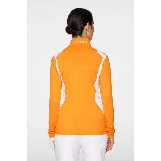 J.Lindeberg  Mae Zip Mid Layer Stretch Jacket orange