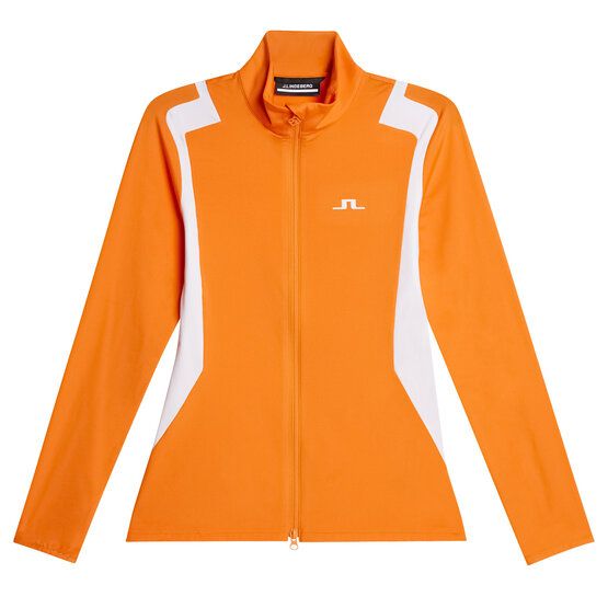 J.Lindeberg  Mae Zip Mid Layer Stretch Jacket orange