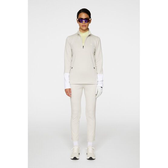 J.Lindeberg  W Aerial Quarter Zip Stretch Midlayer offwhite