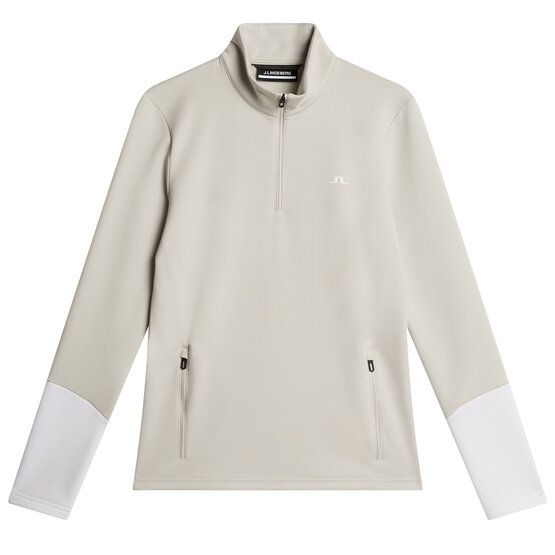 J.Lindeberg  W Aerial Quarter Zip Stretch Midlayer offwhite