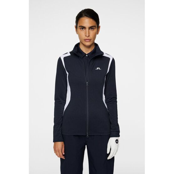 J.Lindeberg Mae Zip Mid Layer Stretch Jacke navy