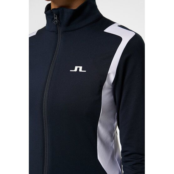 J.Lindeberg Mae Zip Mid Layer Stretch Jacke navy