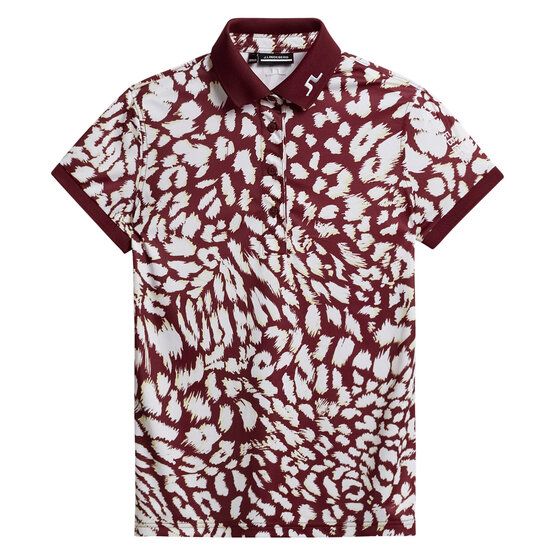 J.Lindeberg  Tour Tech Print Half Sleeve Polo multicolor