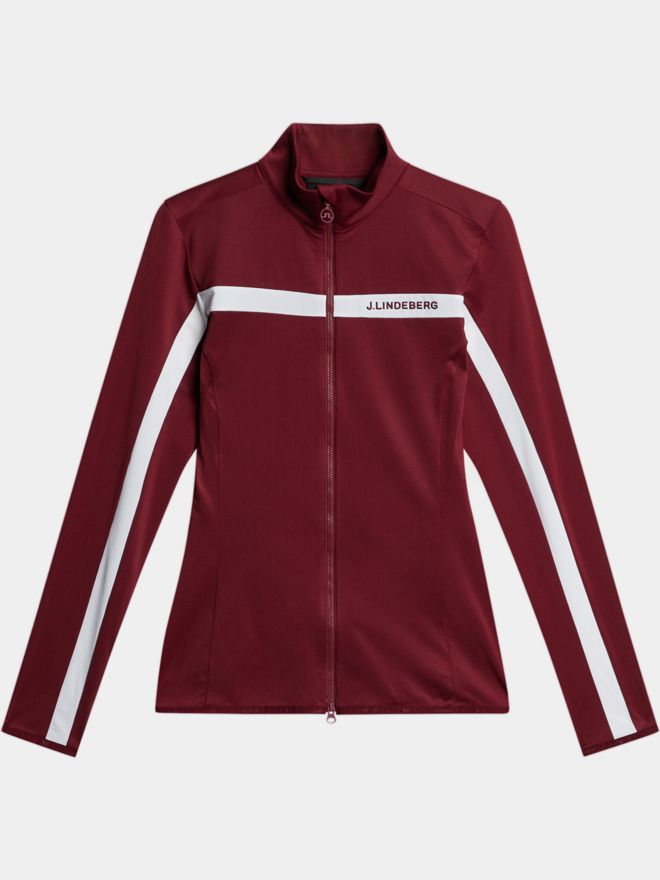 J.Lindeberg Seasonal Janice Mid Layer Stretch Jacke bordeaux