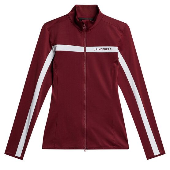 J.Lindeberg  Seasonal Janice Mid Layer Stretch Jacket bordeaux